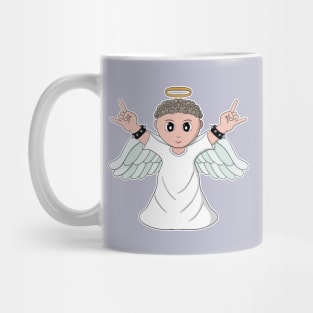 Heavy Music Loving Angel Mug